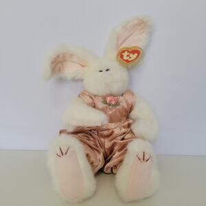 Vintage 1993 TY "The Attic Treasures Collection" Jointed Plush Long Eared Rabbit